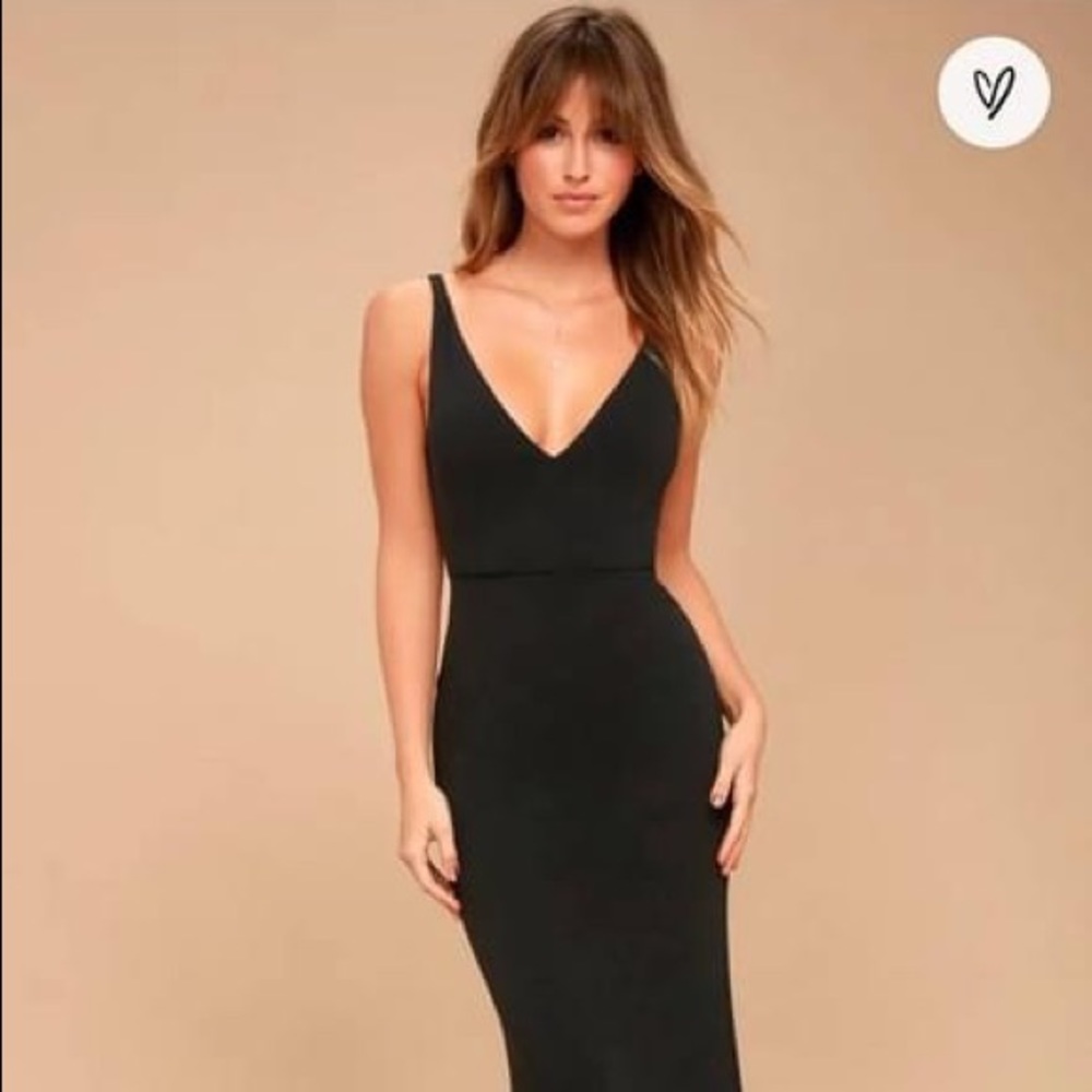 Lulu’s Melora Black Sleeveless Maxi Dress
